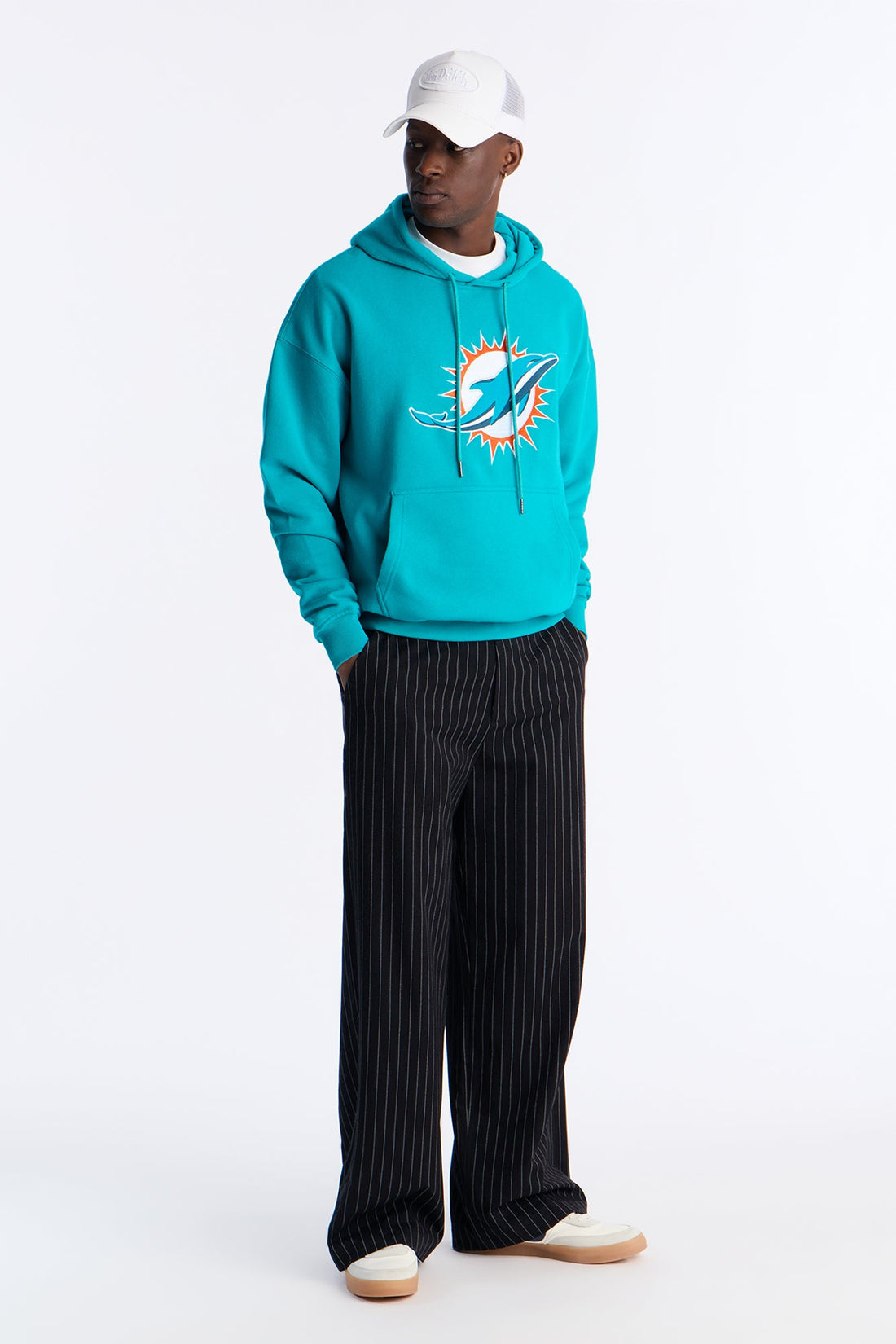 Dolphins Original English Hoodie - Teal
