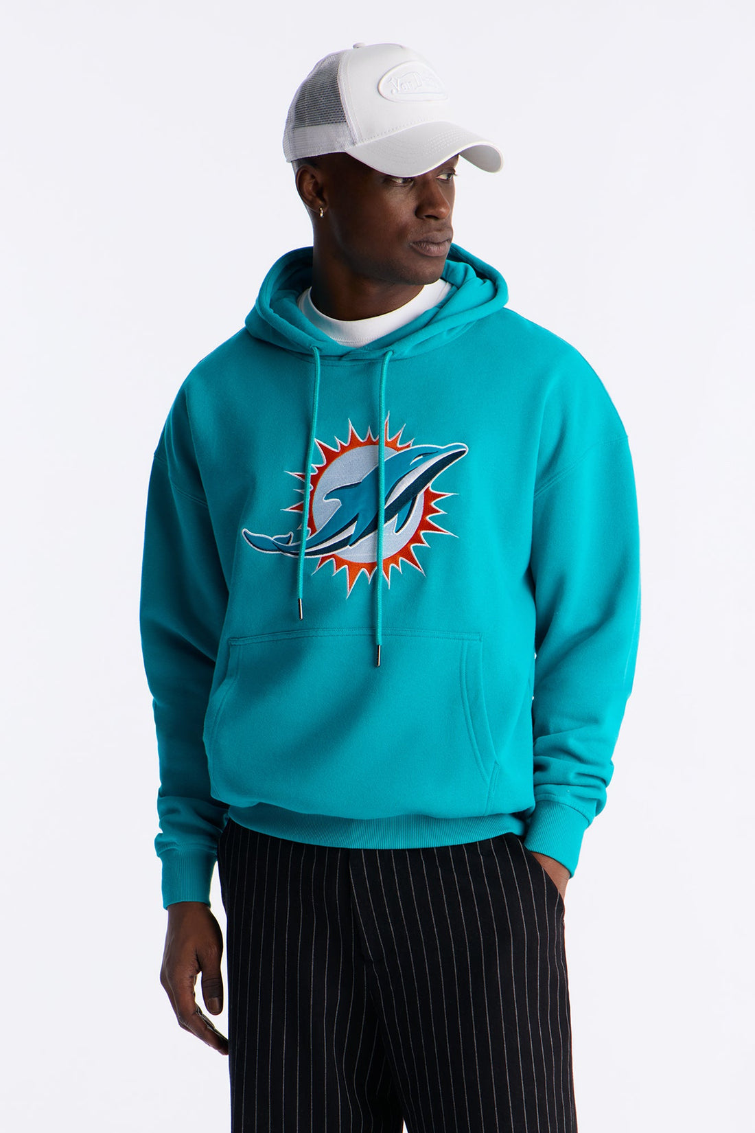 Dolphins Original English Hoodie - Teal