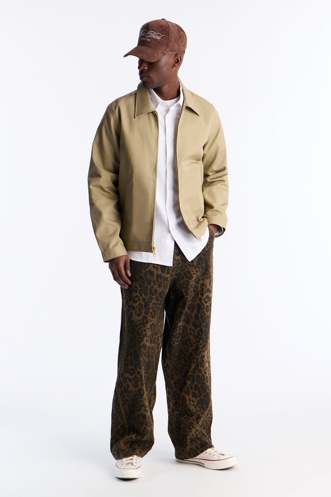 Baggy Untamed Jean - Olive