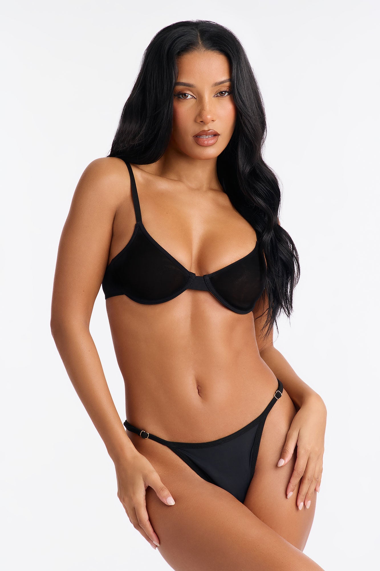 Dolly Chain G-String Panty - Black
