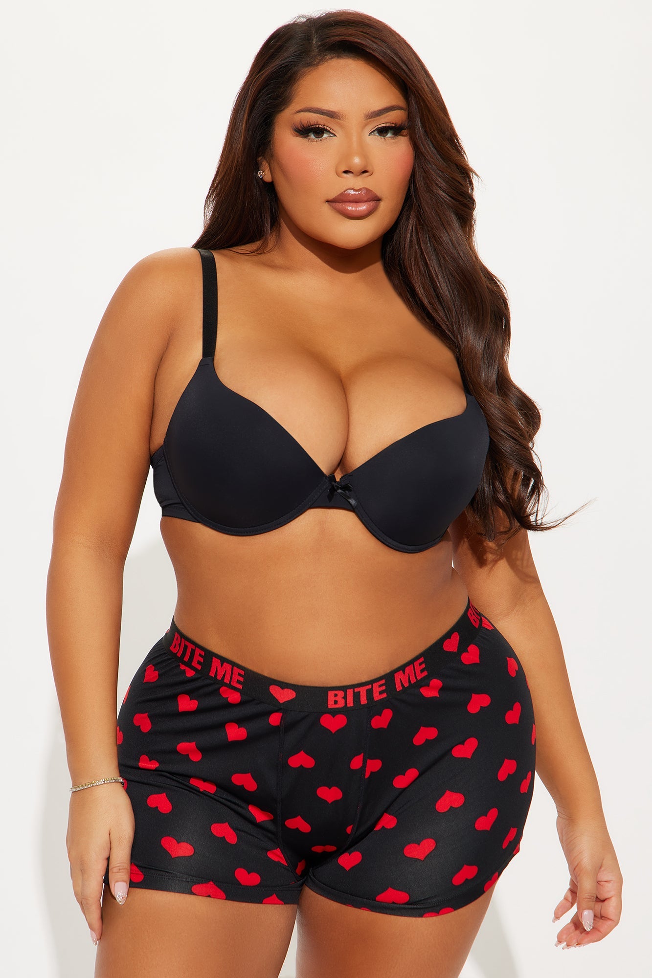 Sami Heart Breaker Boxer - Black/Red
