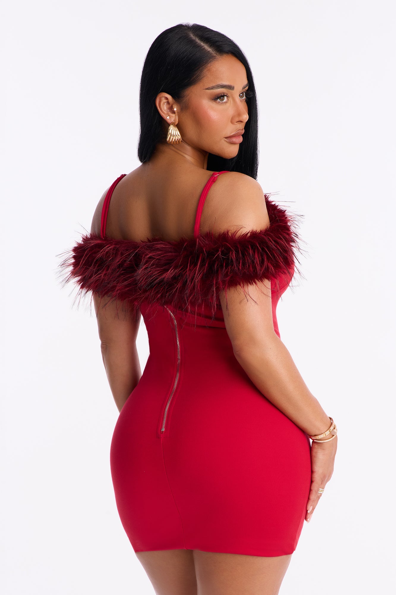 Looking Good Mini Dress - Red