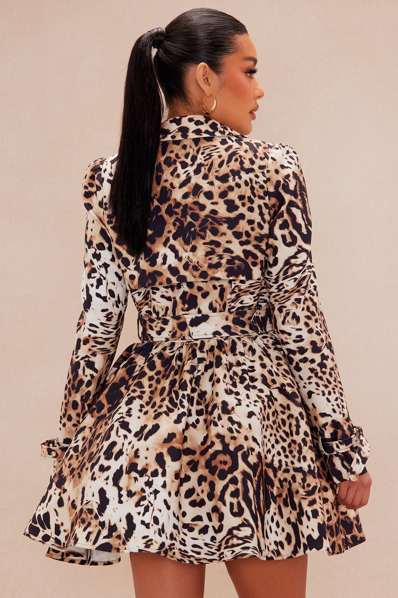 Cat Walk Leopard Mini Dress - Leopard