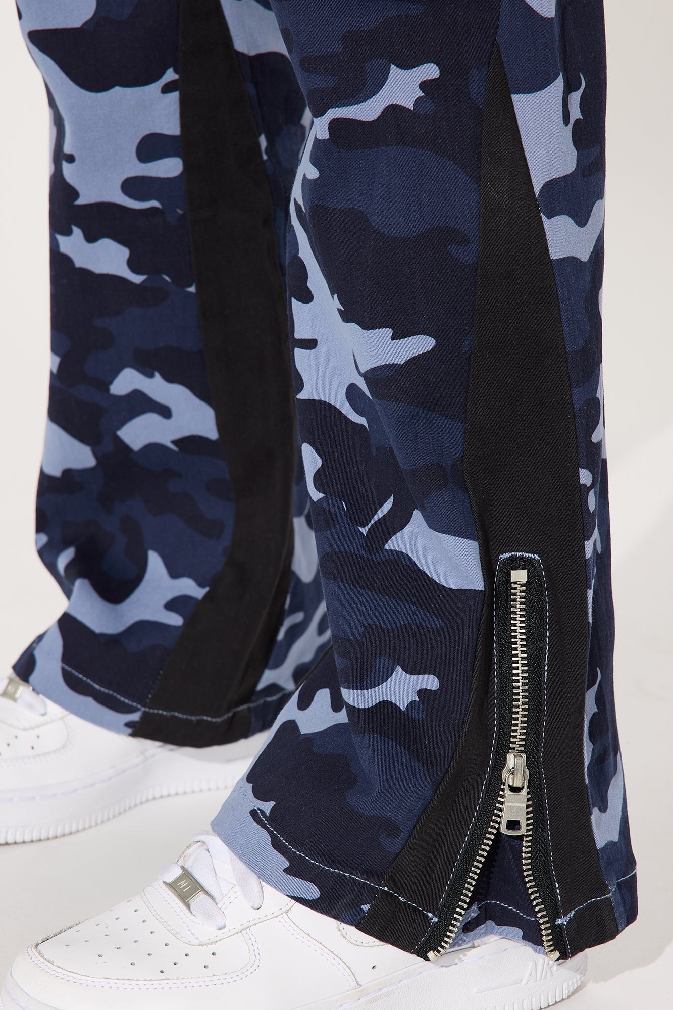 Mini Live It Up Camo Print Cargo Twill Pant - Navy/combo