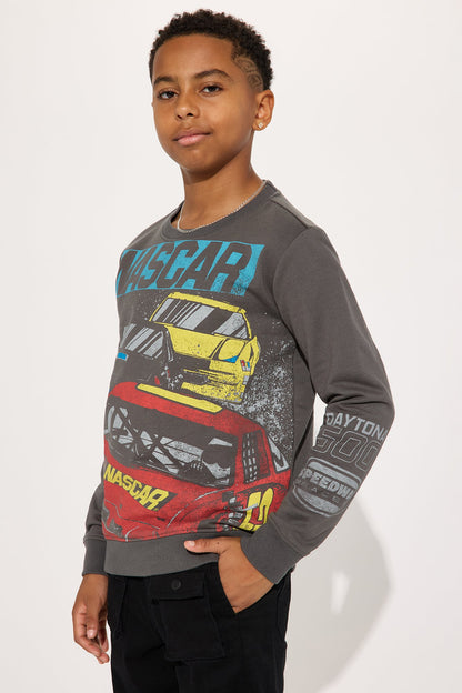 Mini NASCAR Daytona 500 Crewneck Sweater - Charcoal