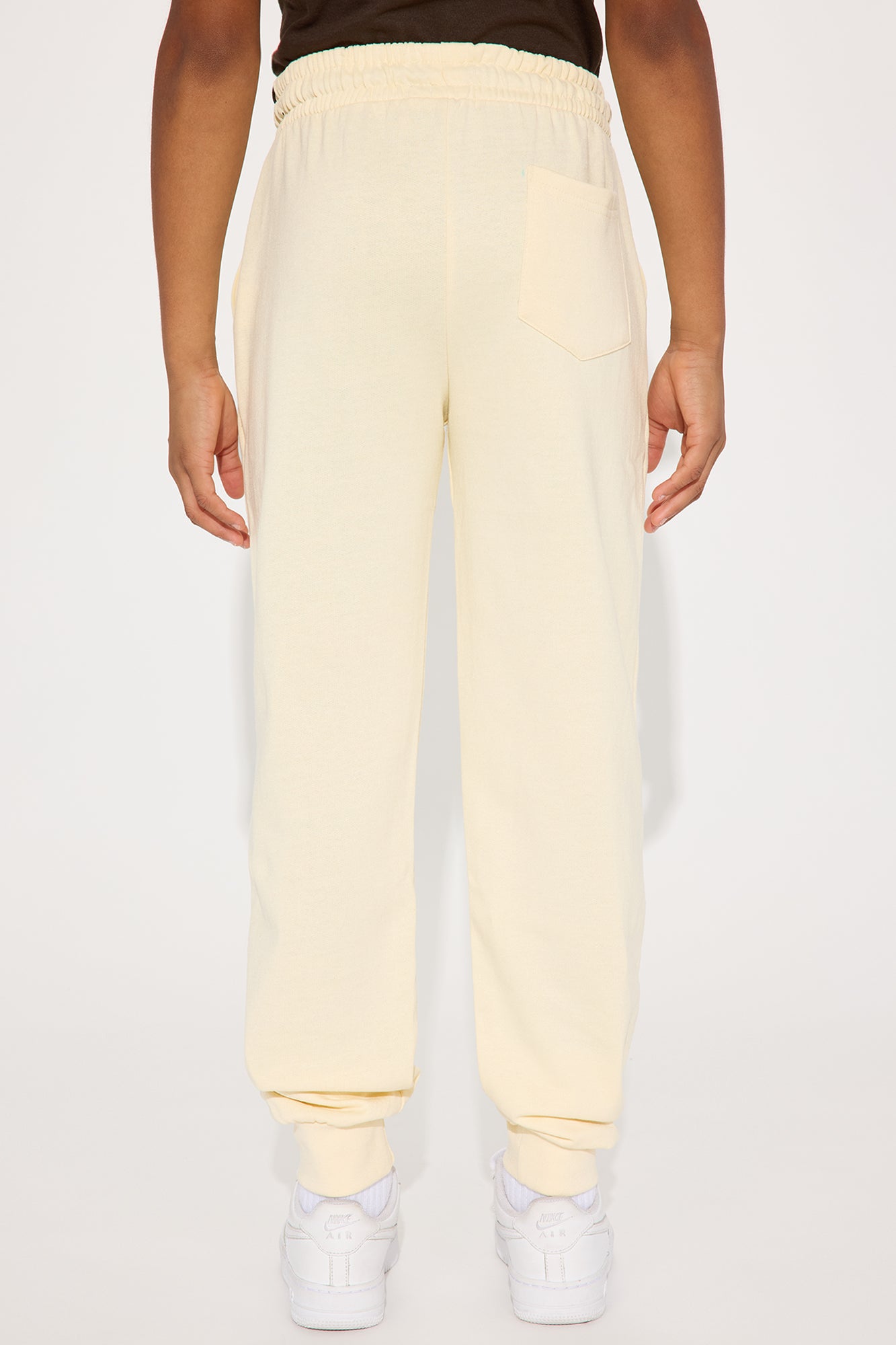 Mini Enjoy Life Take Your Time Fleece Jogger Pant - Sand