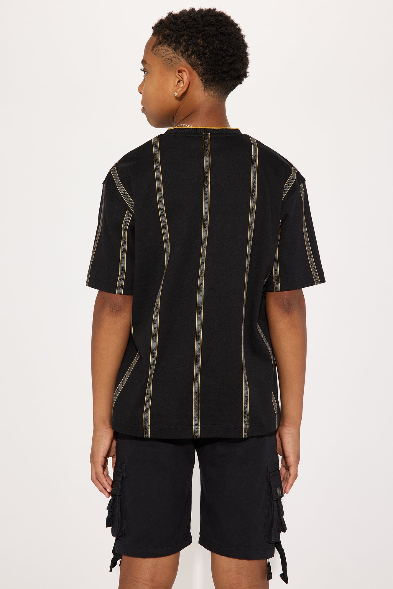 Mini My Lifestyle Striped Top - Black/combo