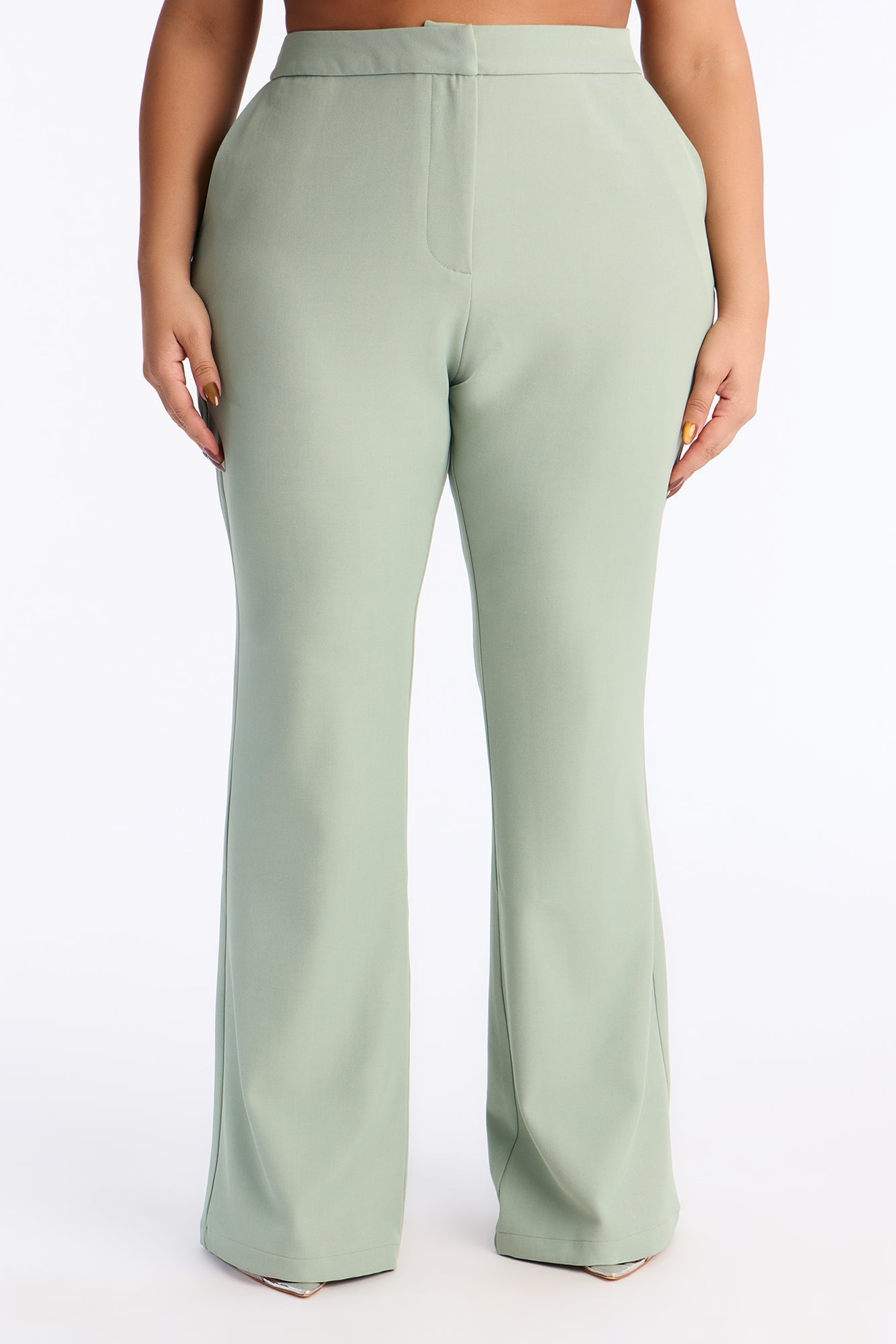 Breaking Even Flare Trouser - Herb