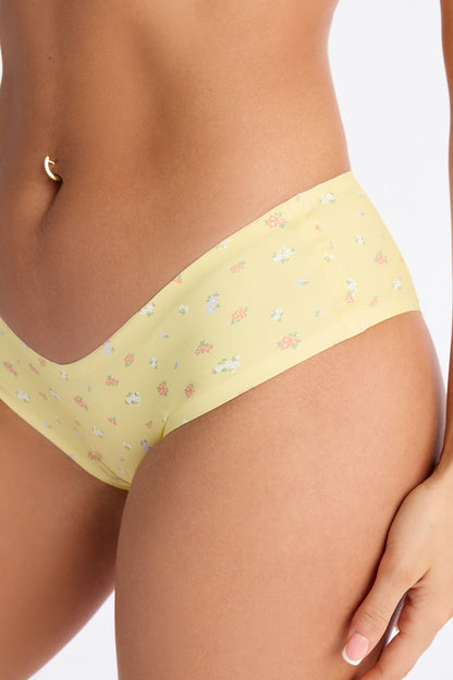 Crush On You V Front Hipster Panty - Yellow