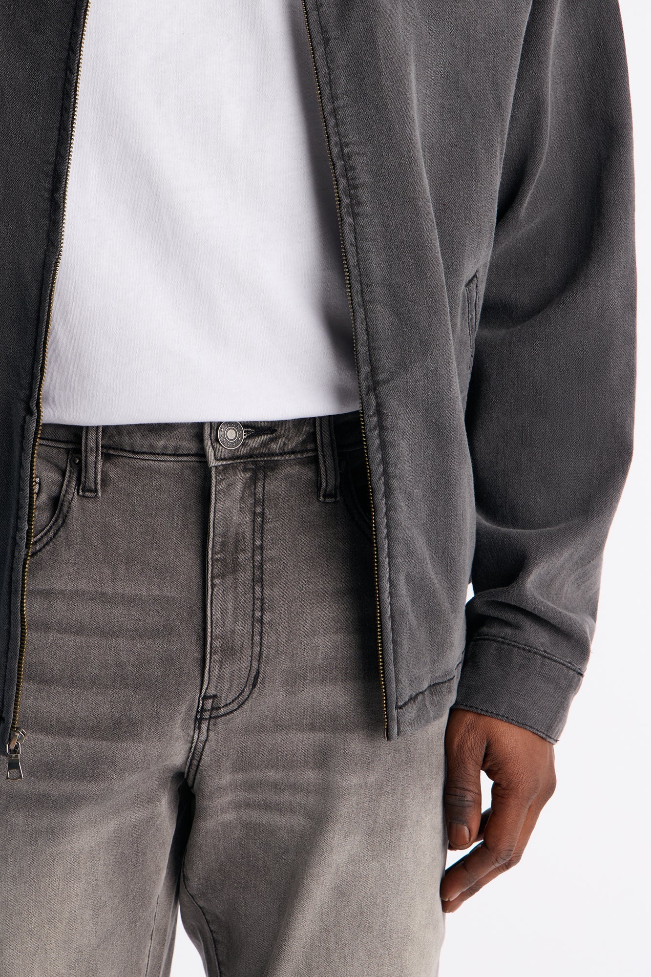 Stacked Skinny Flare Ashland Jean - Black Wash