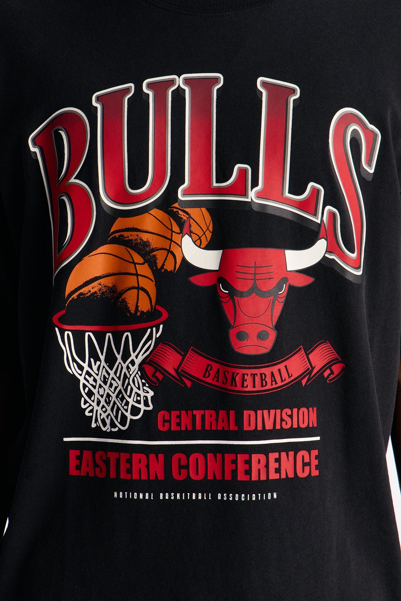 Bulls For The City Short Sleeve Tee - Black Wash