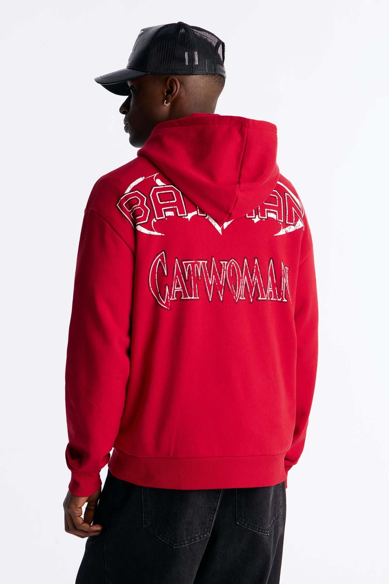 DC Batman Catwoman Romance Hoodie - Red