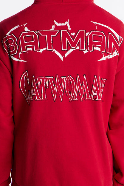 DC Batman Catwoman Romance Hoodie - Red