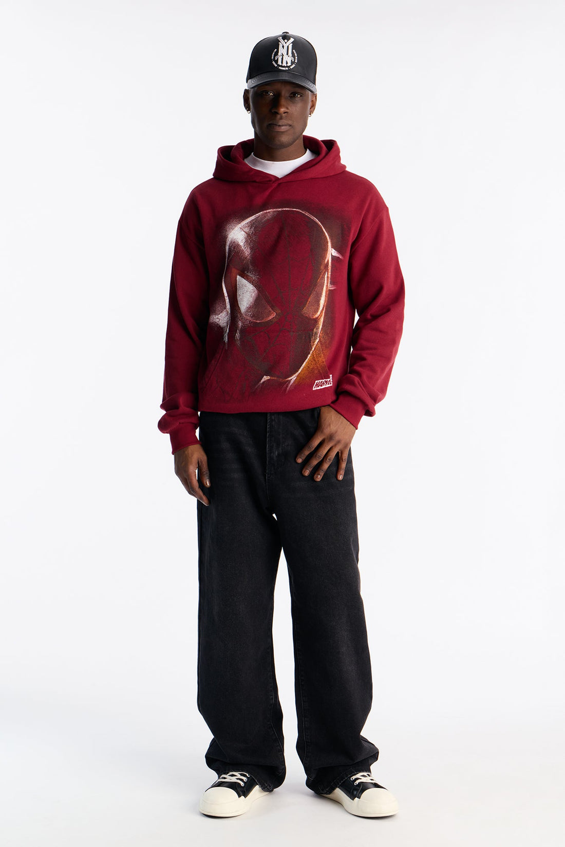 Marvel Spiderman Be Greater Hoodie - Burgundy