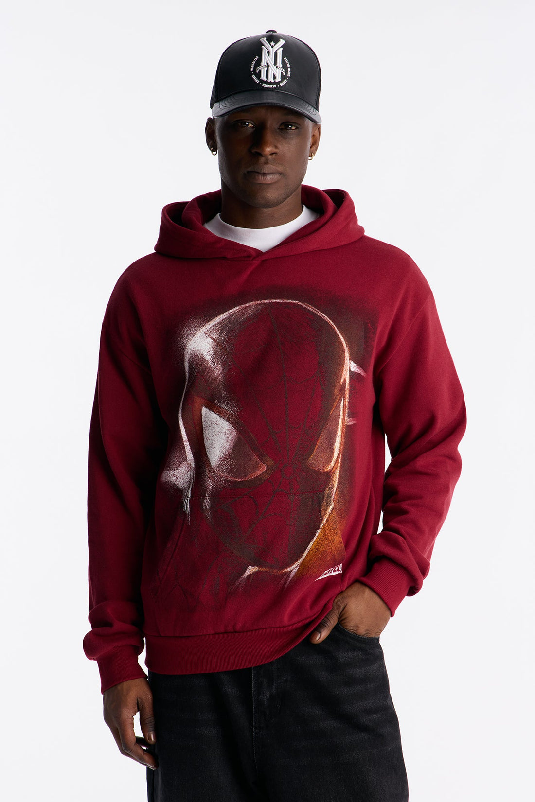 Marvel Spiderman Be Greater Hoodie - Burgundy