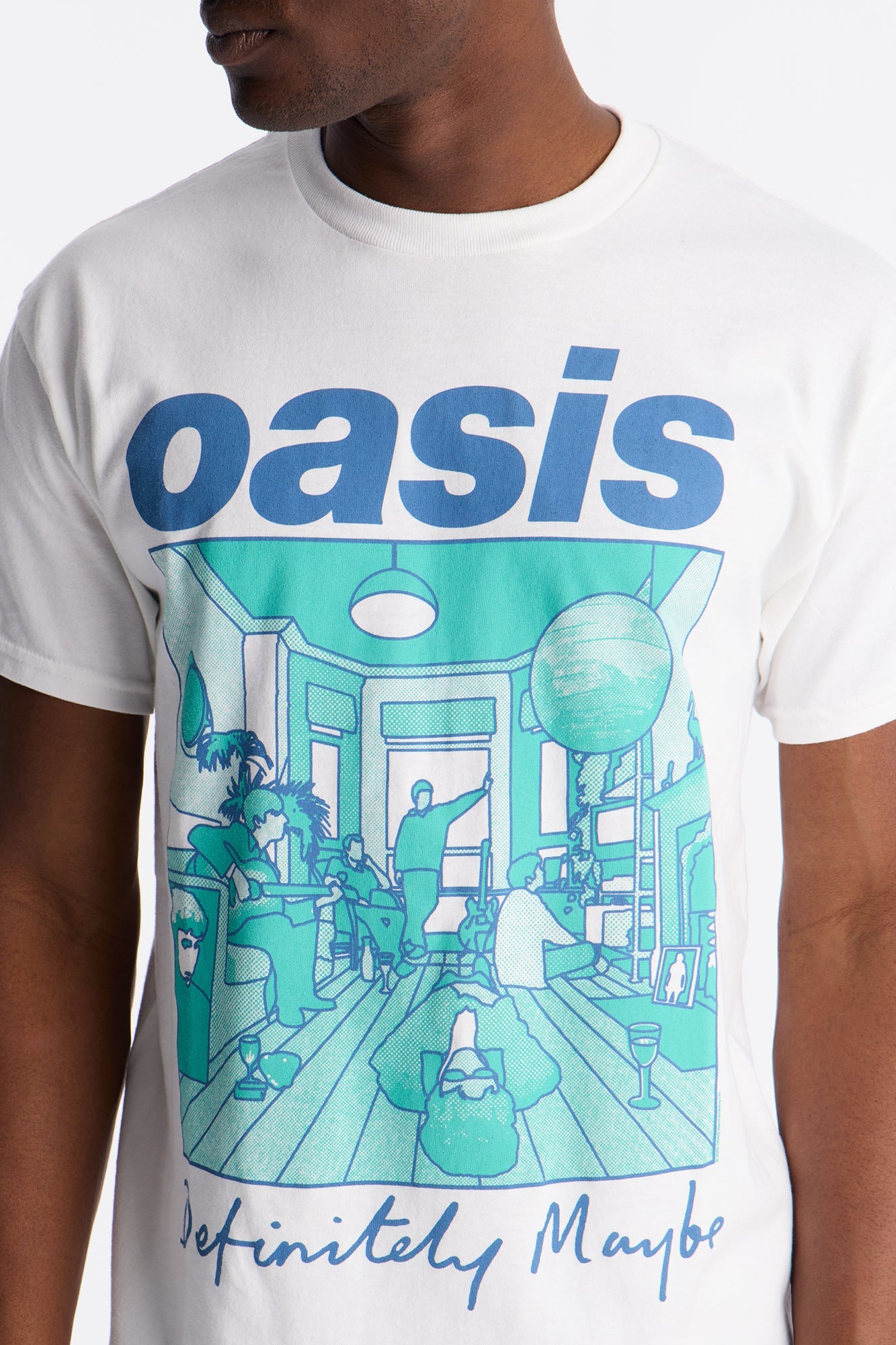 Oasis Definitely Maybe Short Sleeve Tee - White