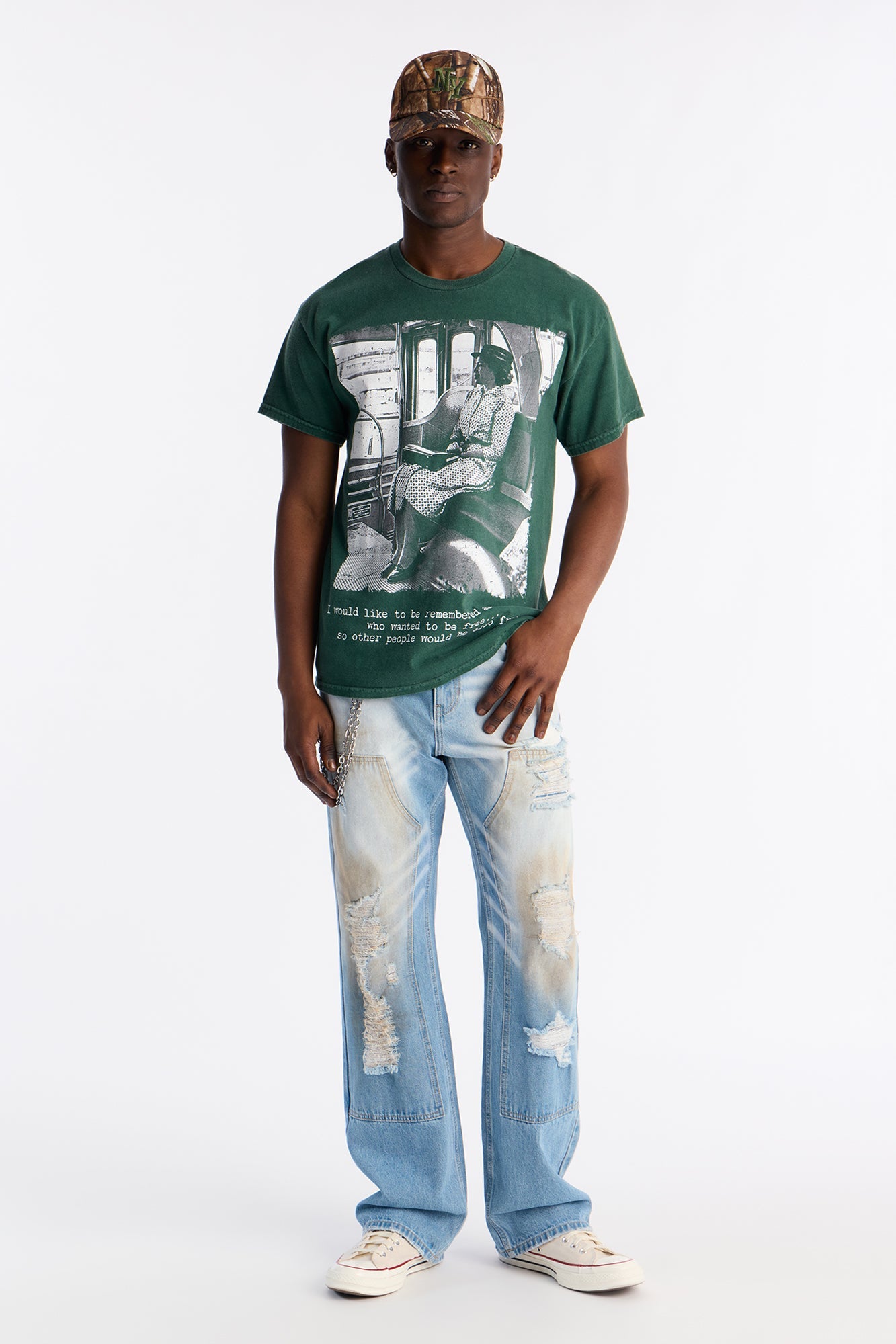 Rosa Legacy Short Sleeve Tee - Hunter Green