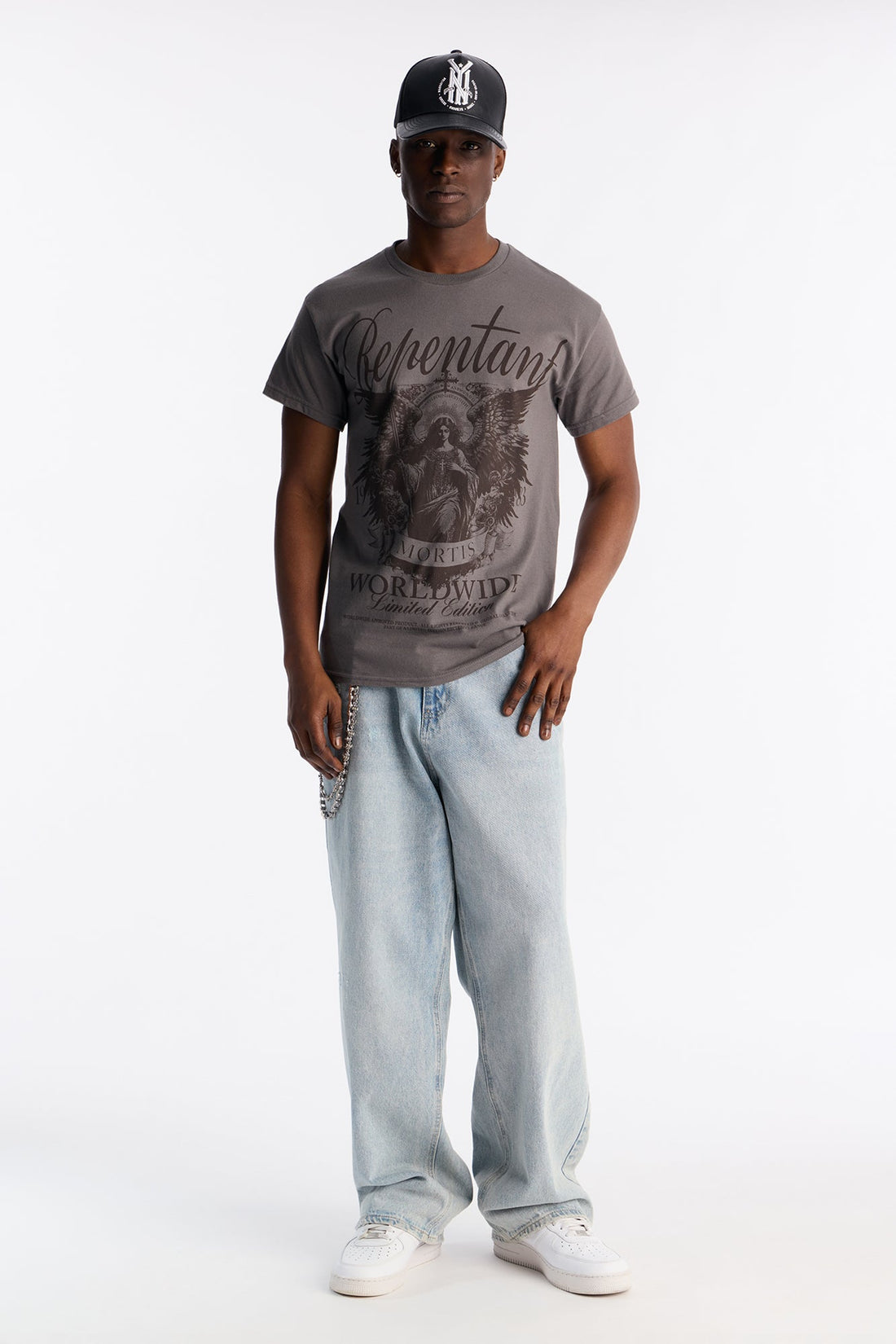 Repentant Worldwide Short Sleeve Tee - Charcoal