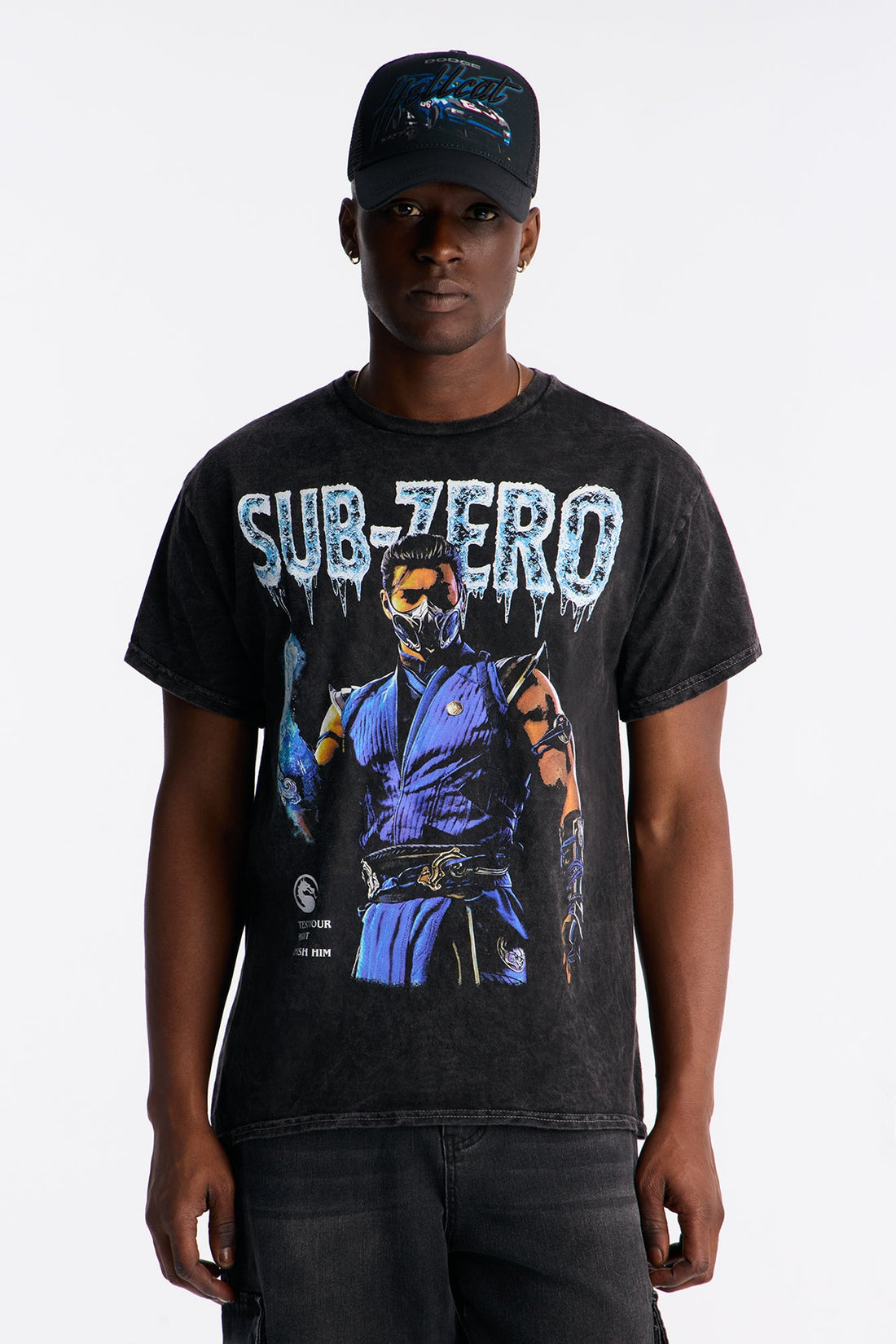 Mortal Kombat Sub Zero Flawless Victory Short Sleeve Tee - Black
