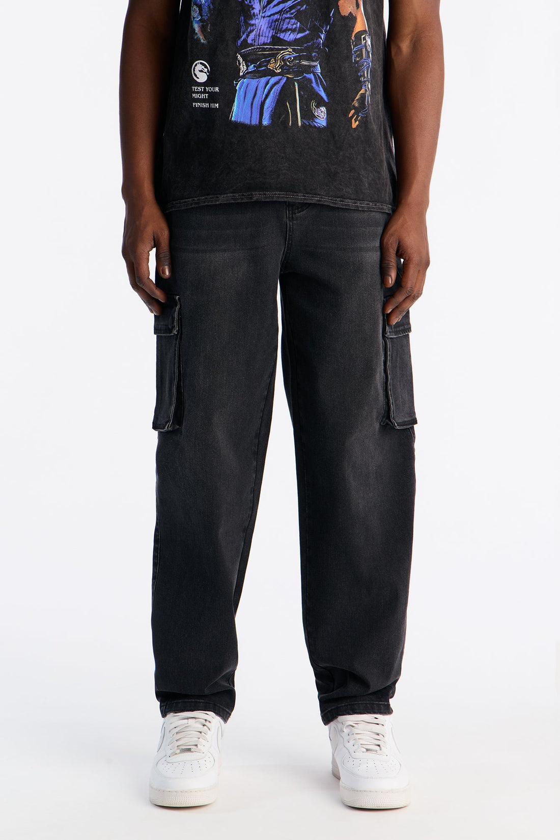 Your Everyday Relaxed Cargo Jean - Black Wash