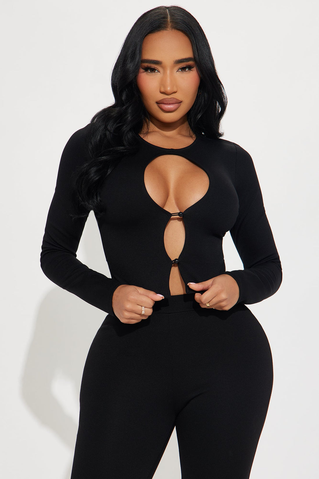 Mia Date Night Capri Pant Set - Black