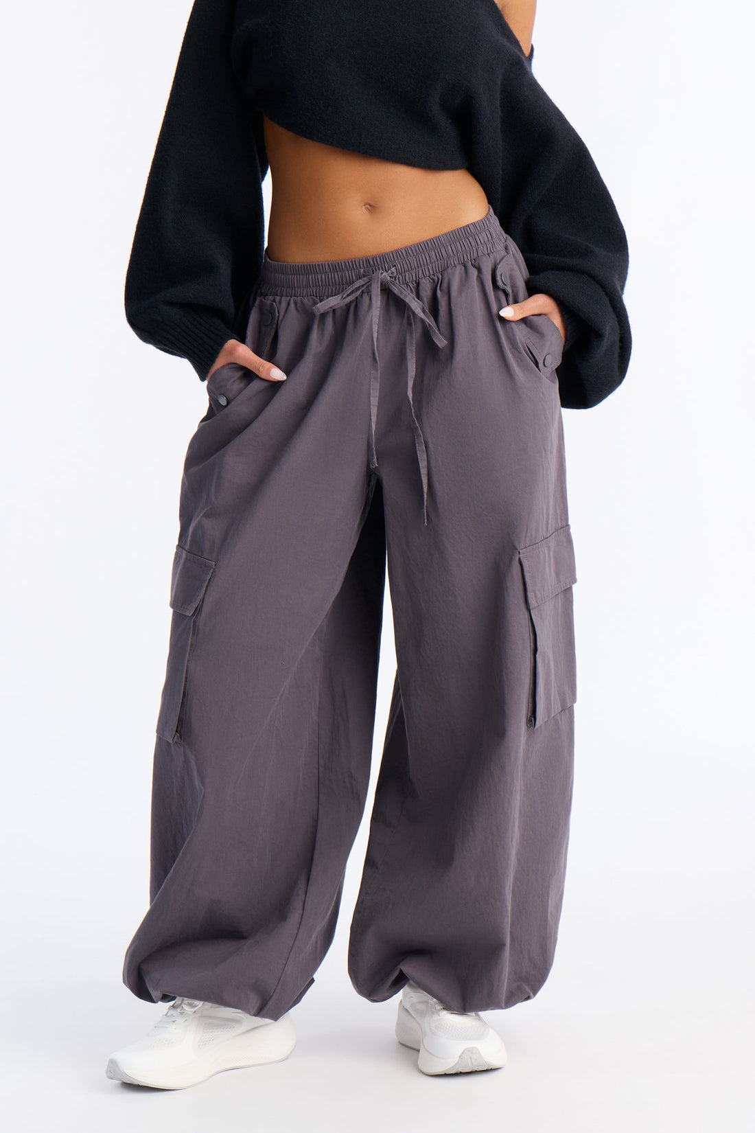 Off Duty Twill Cargo Jogger Pant 31″ - Charcoal
