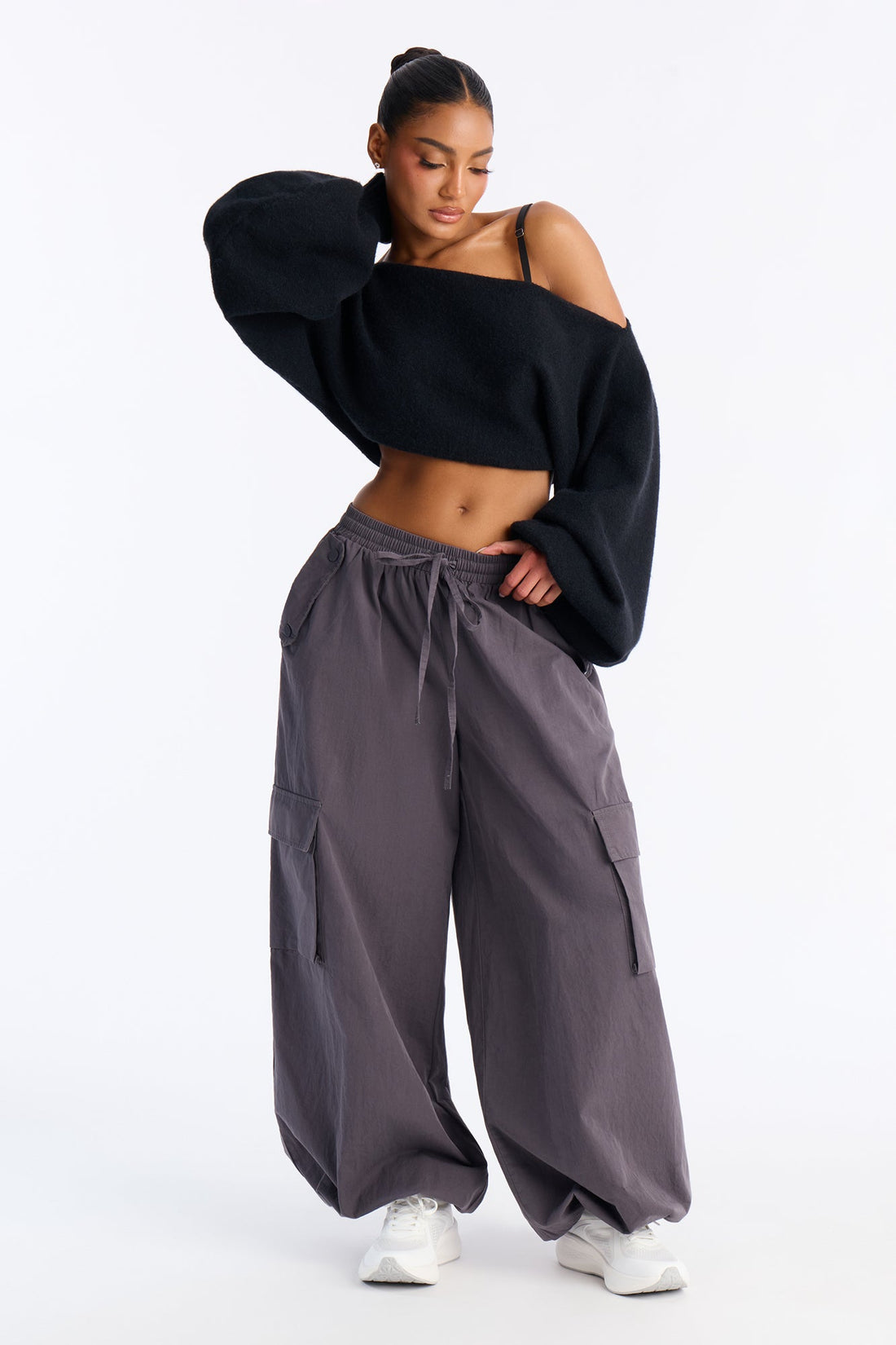 Off Duty Twill Cargo Jogger Pant 31″ - Charcoal