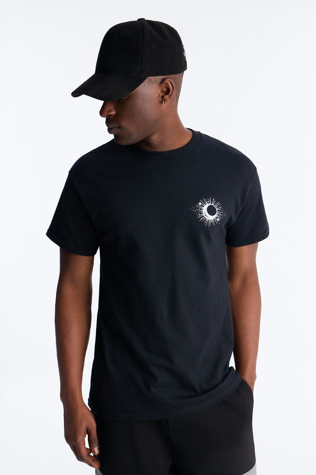 Solar System Vibes Short Sleeve Tee - Black