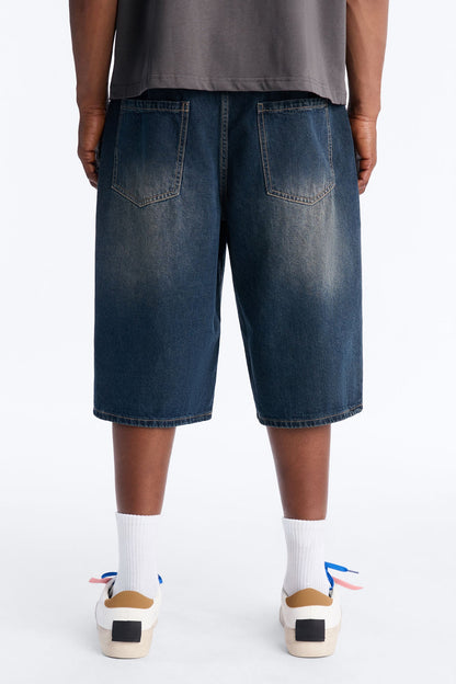 Baggy Drift Denim Short - Dark Wash