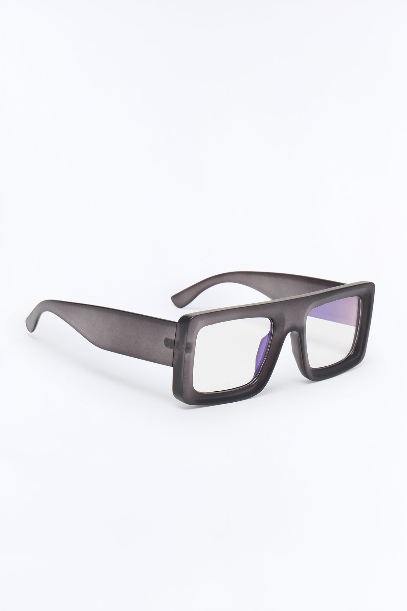 Prestige Matte Flat Top Sunglasses - Black