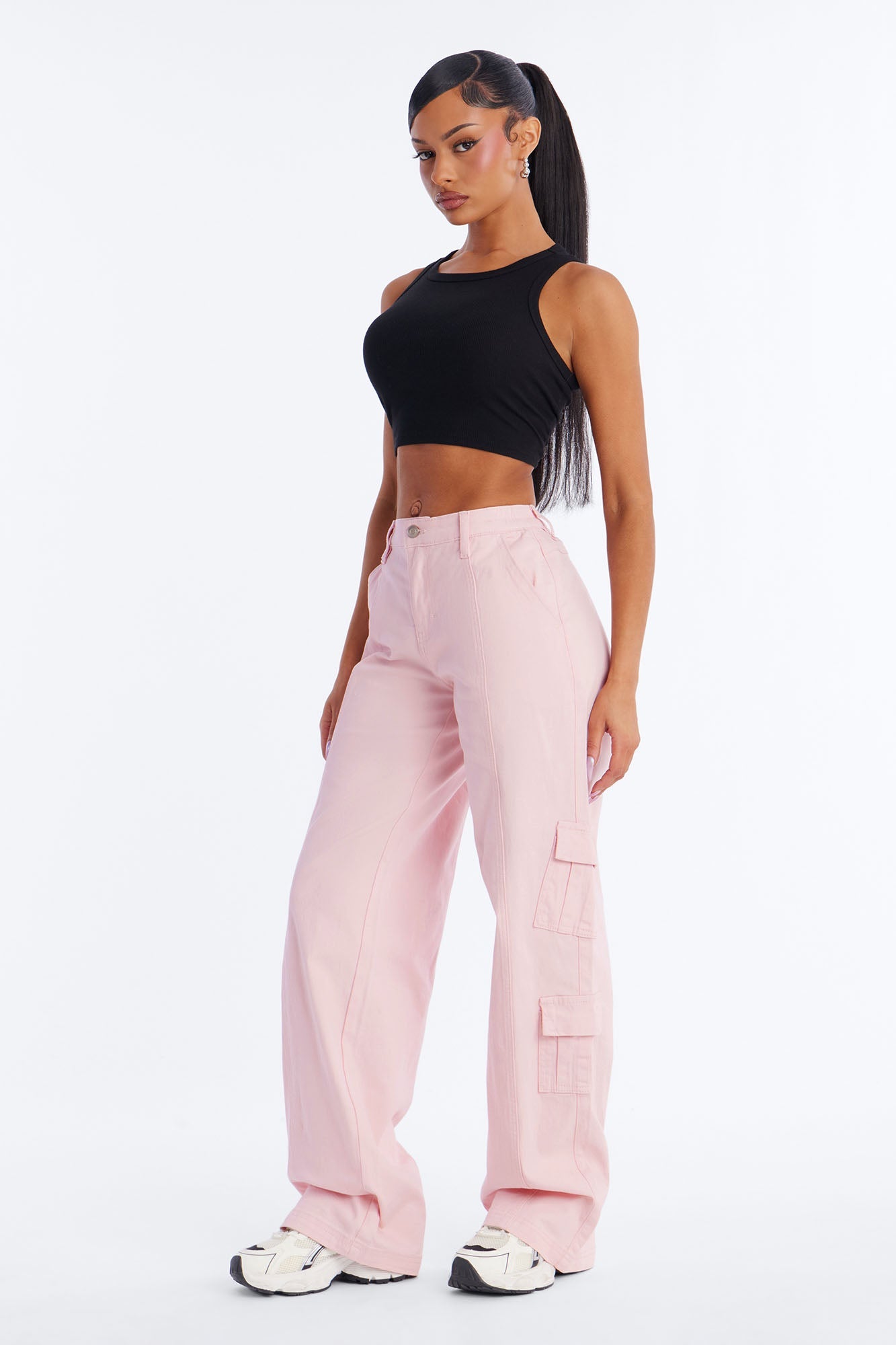 Berkely Washed Cargo Pant - Pink
