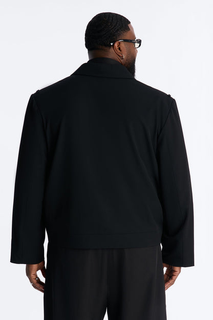 Merged Worlds Detailed Jacket - Black