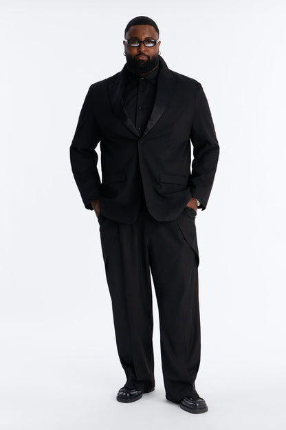 Silver Lake Atelier Peak Lapel Blazer - Black