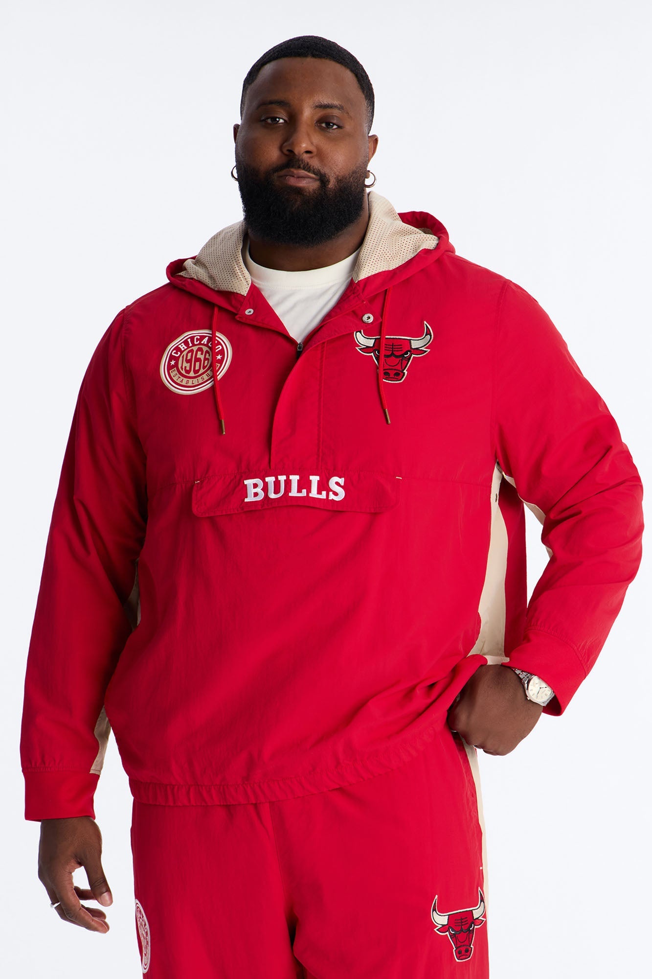 Bulls Bleacher Creature Jacket - Red