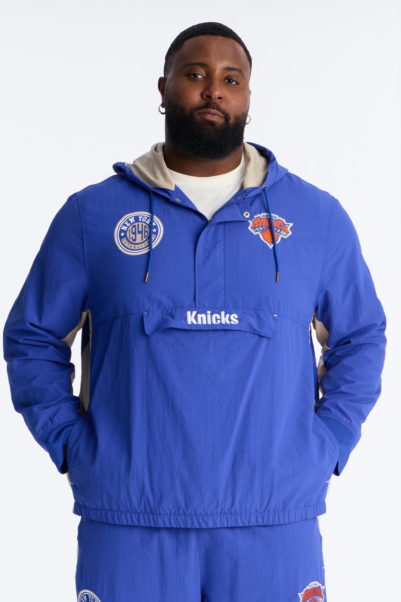 Knicks Bleacher Creature Jacket - Royal