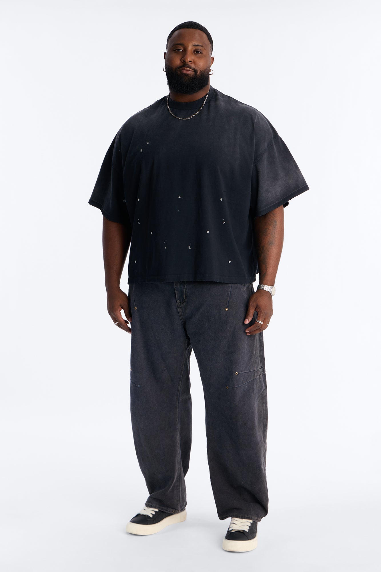 Boxy Studio Tee - Black