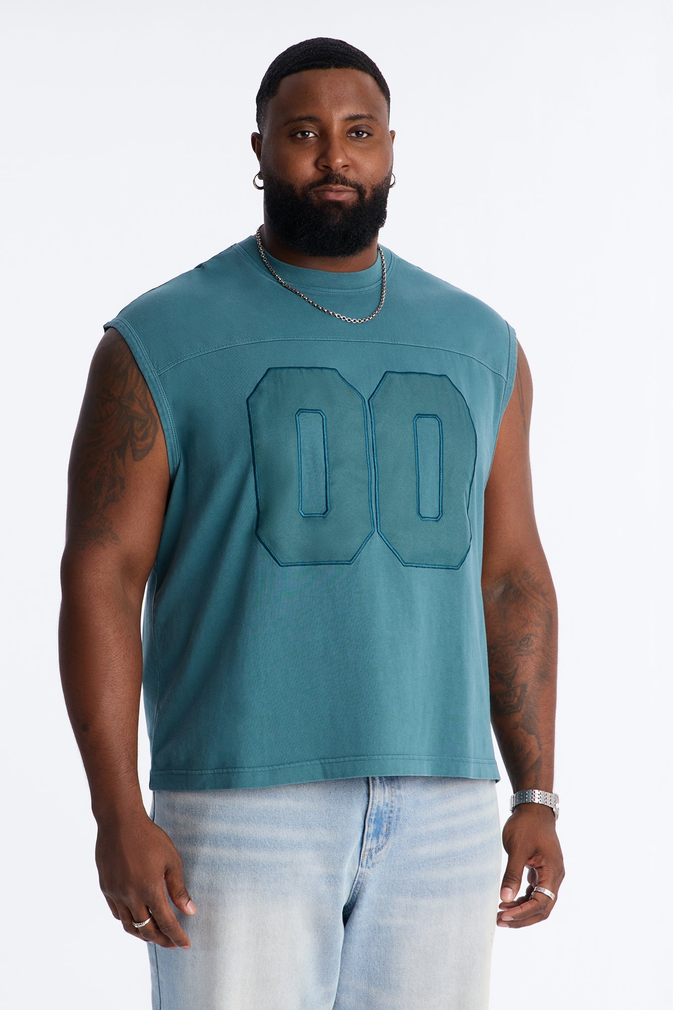 Neutral Code Muscle Tee - Blue