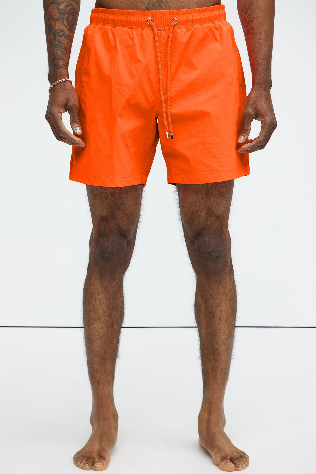 Montez Stretch Swim Trunk 7″ - Orange