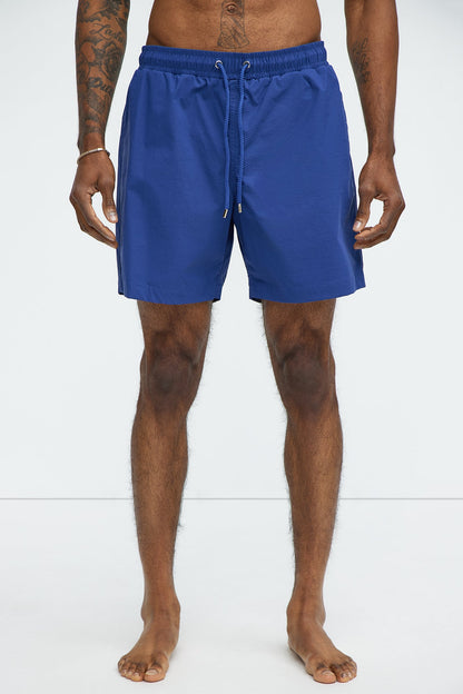Montez Stretch Swim Trunk 7″ - Navy