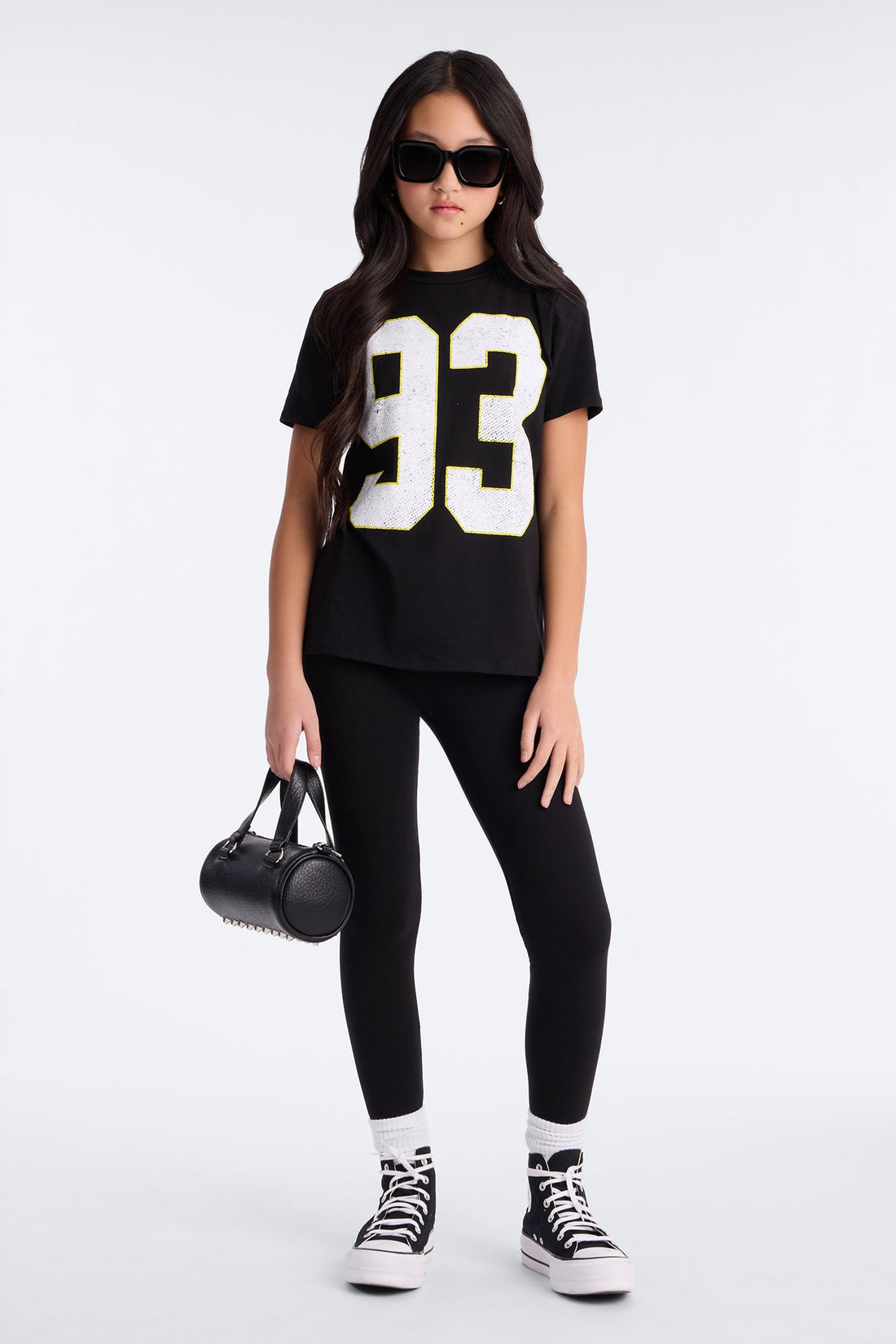 Mini 93 Sporty Vibe Graphic Pant Set - Black