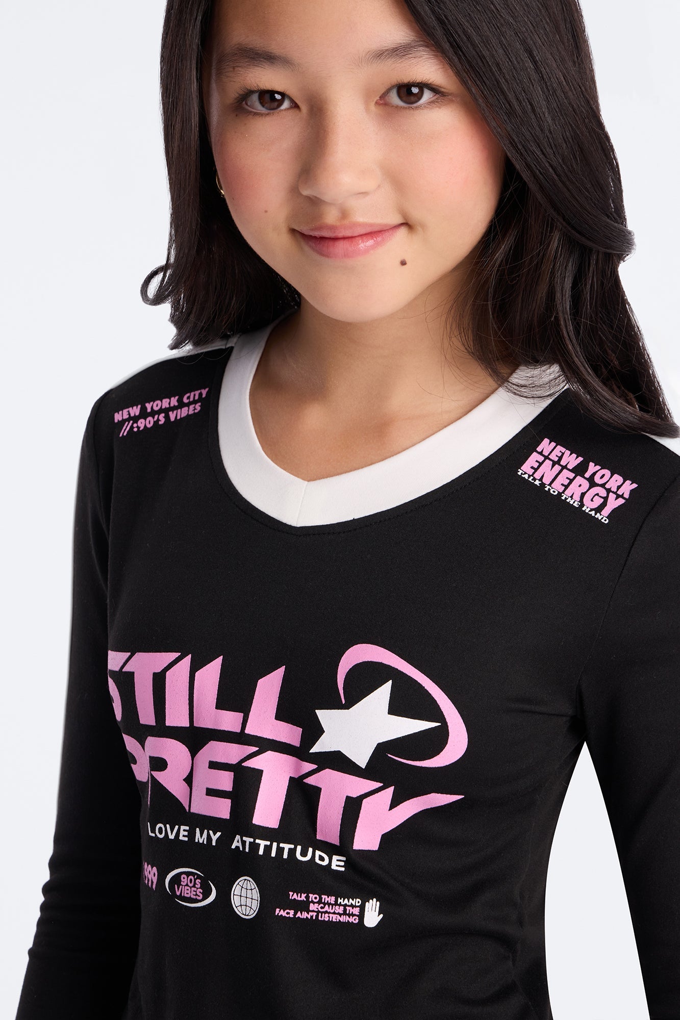 Mini Still Pretty Skort Set - Black
