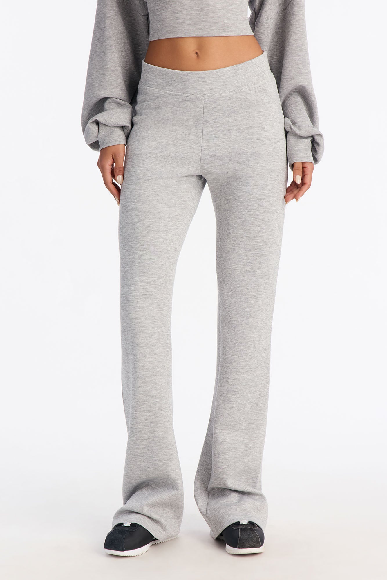 Your Favorite Everyday Flare Pants - Heather Grey