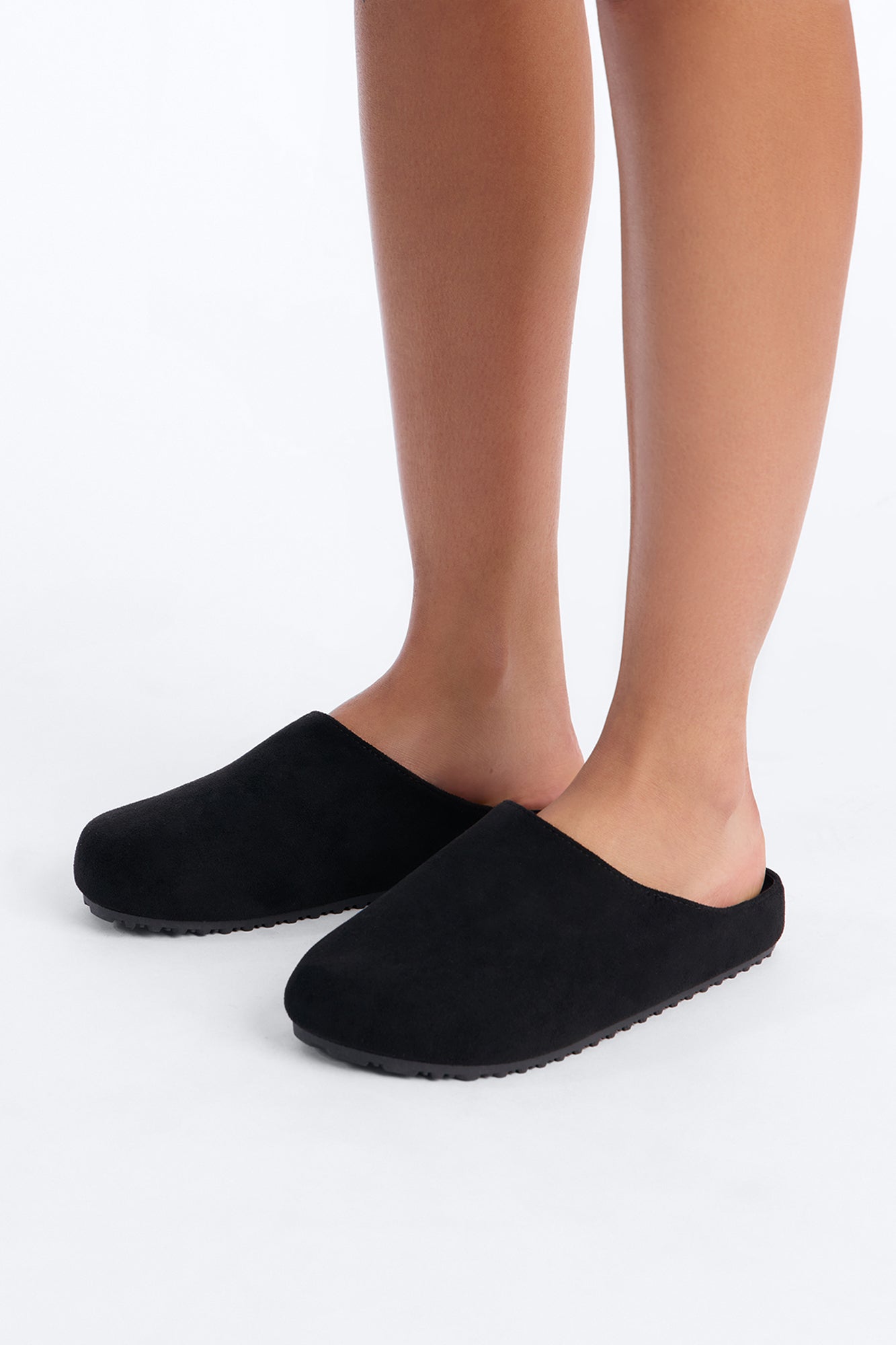 Duncan Suede Flats - Black