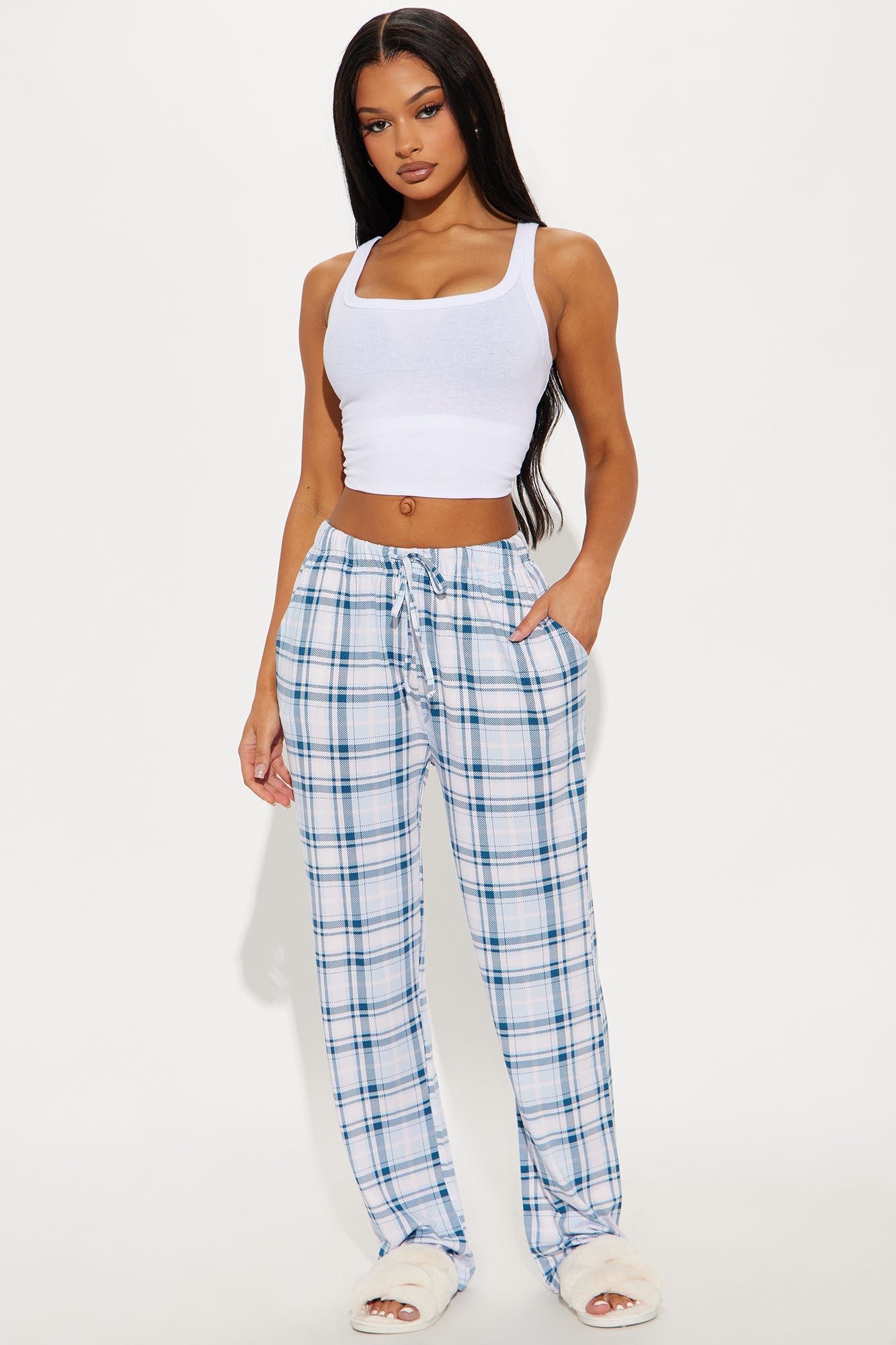 Say Goodnight PJ Pants - Blue/combo