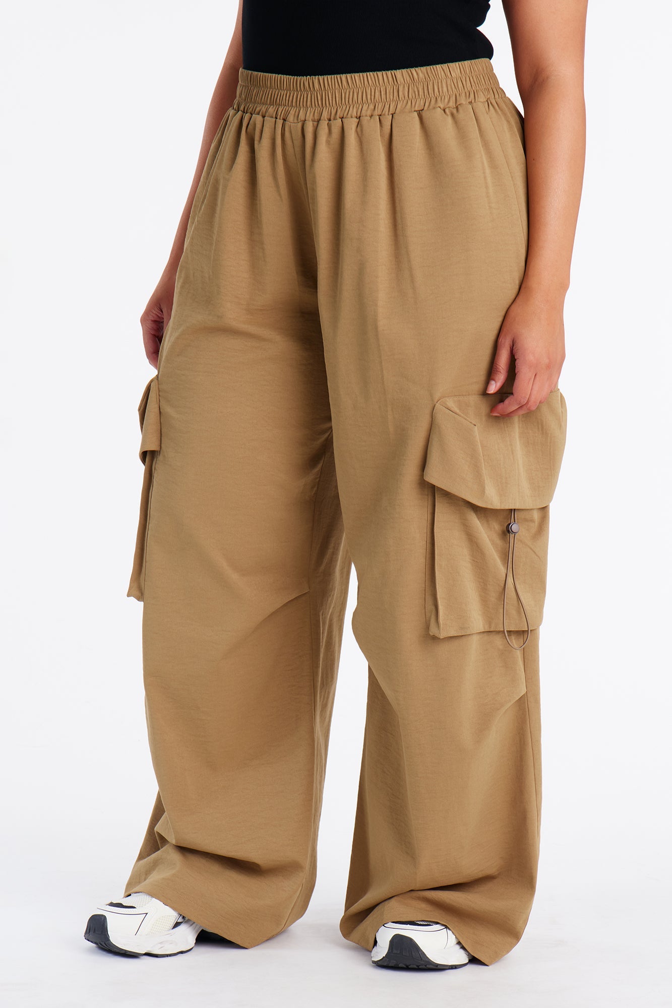 Coffee Break Wide Leg Pant 32″ - Olive