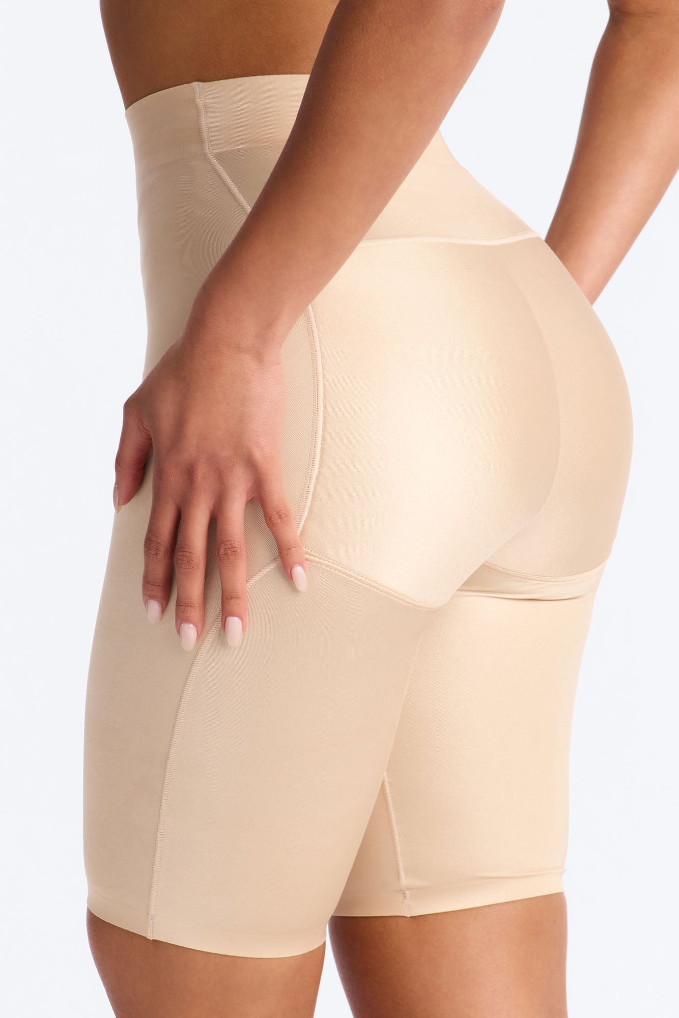 Feels Natural Padded Shapewear Shorts - Nude