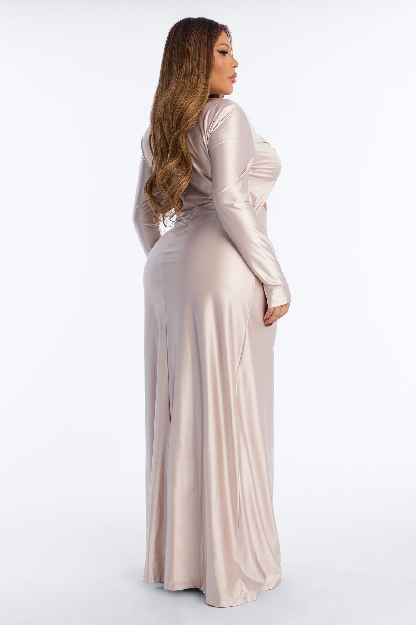 On Repeat Cut Out Maxi Dress - Taupe