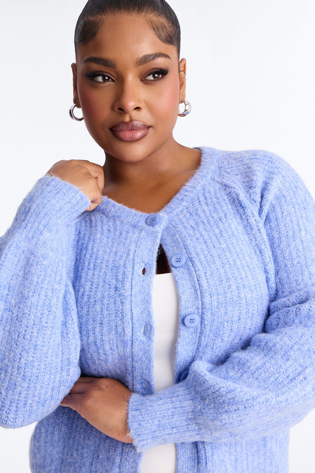 Weekend Getaway Cardigan - Periwinkle