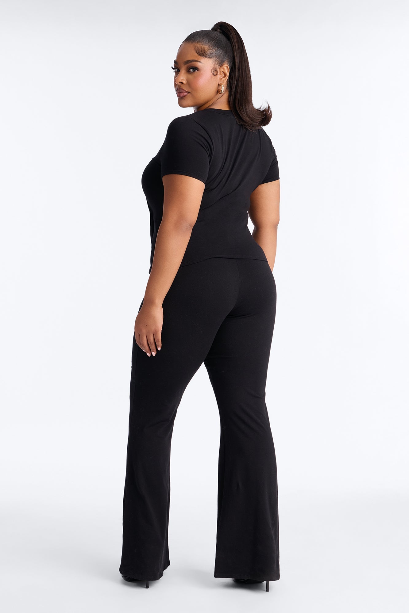 Your Sweetheart Pant Set - Black