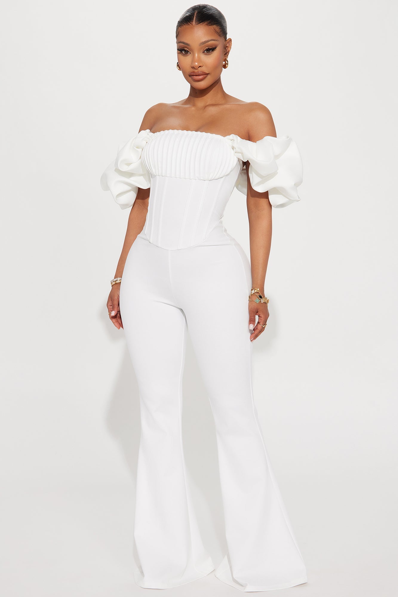 Dreaming In Ruffles Jumpsuit - White